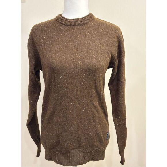 Scotch & Soda Women's Wool Blend Cable Knit Pullover Sweater Brown Medium - Picture 1 of 10